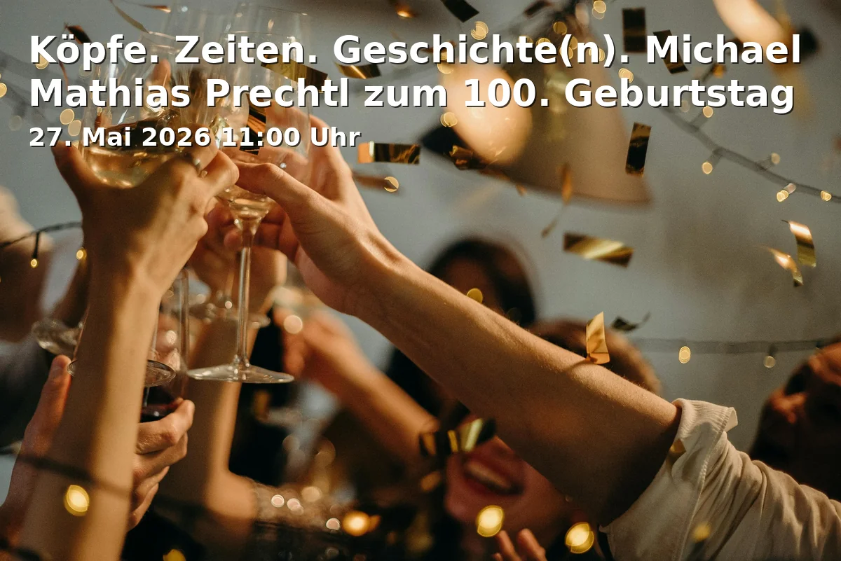 Event: Heads. Times. Stories. Michael Mathias Prechtl on the 100th Birthday in Stadtmuseum Amberg, Zeughausstraße 18, 92224 Amberg on 27. May 2026