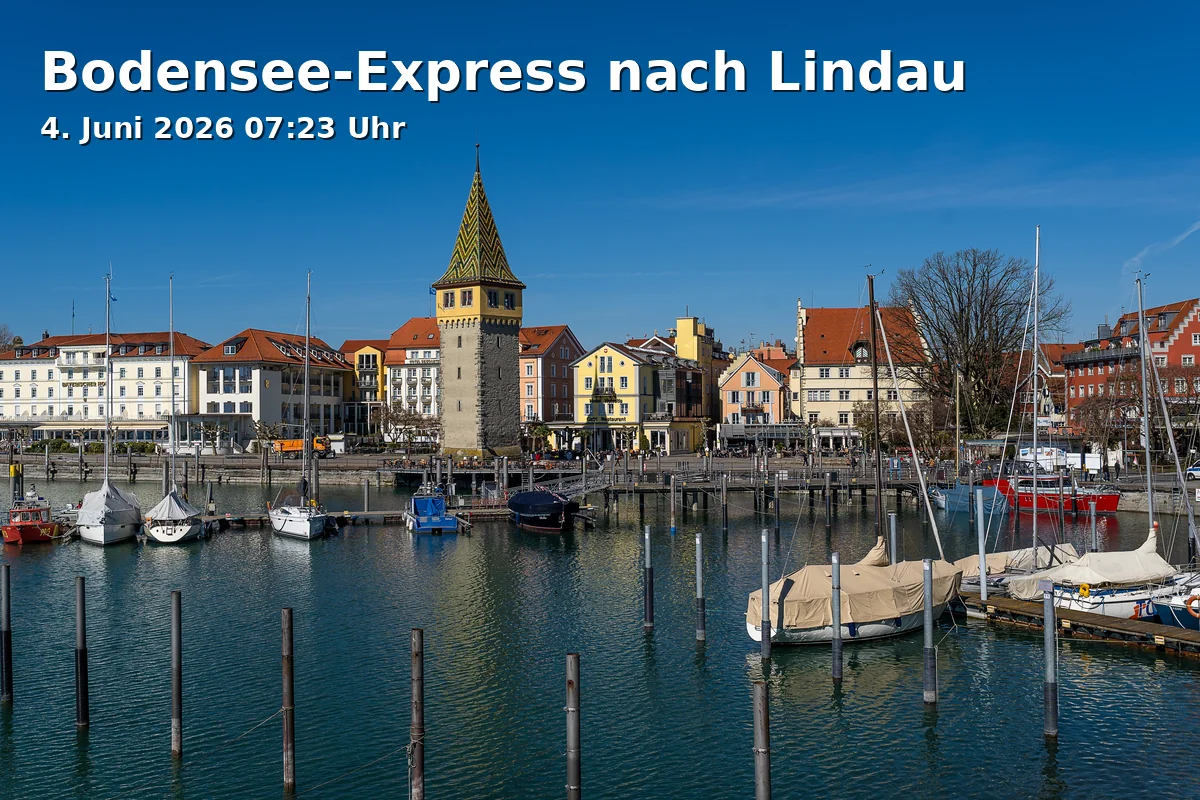 Event: Bodensee Express to Lindau in Fürth HbfBahnhofplatz 990762 Fürth on 4. June 2026