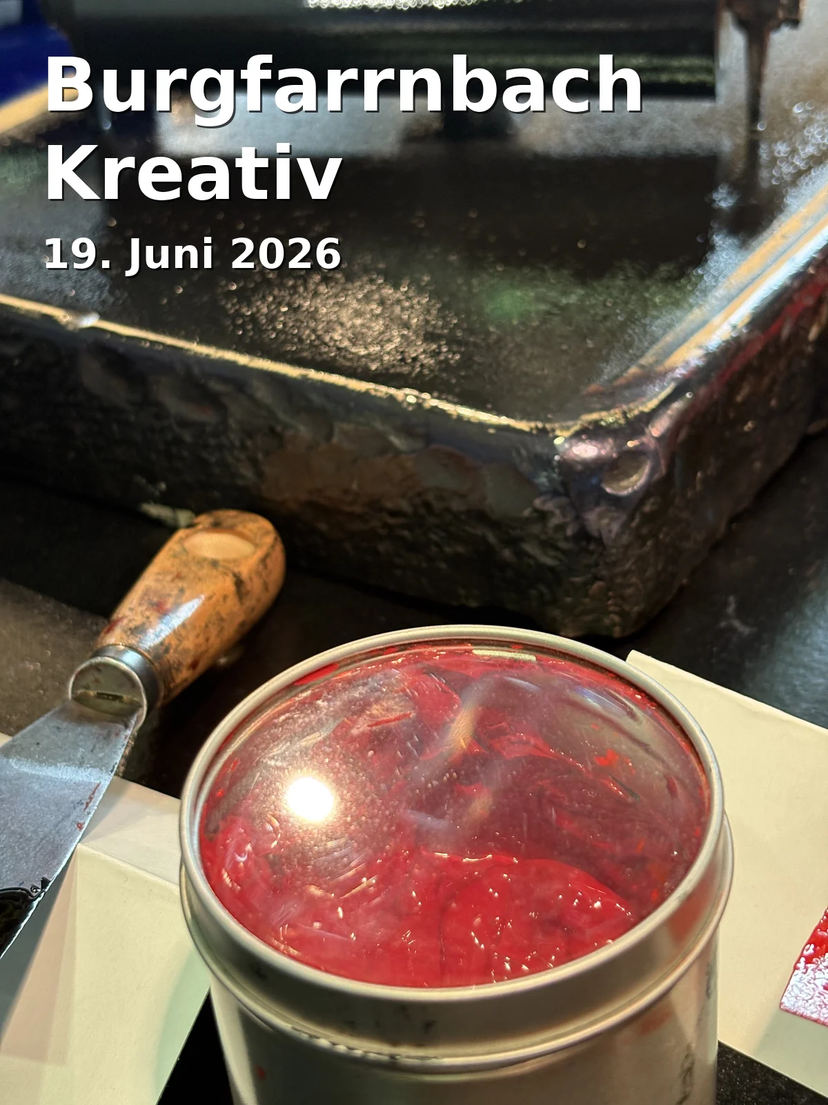 Event: Burgfarrnbach Creativity in Altes HausHiltmannsdorfer Str.2290768 Fürth01711963940fuchs.gerhard@web.de on 19. June 2026