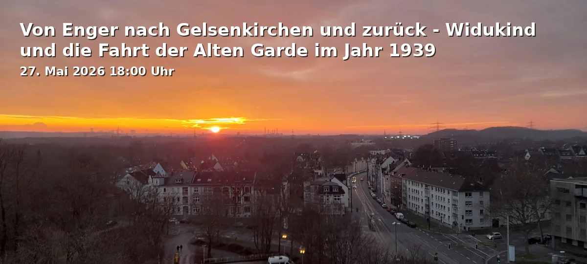 Von Enger nach Gelsenkirchen und zurück - Widukind und die Fahrt der Alten Garde im Jahr 1939