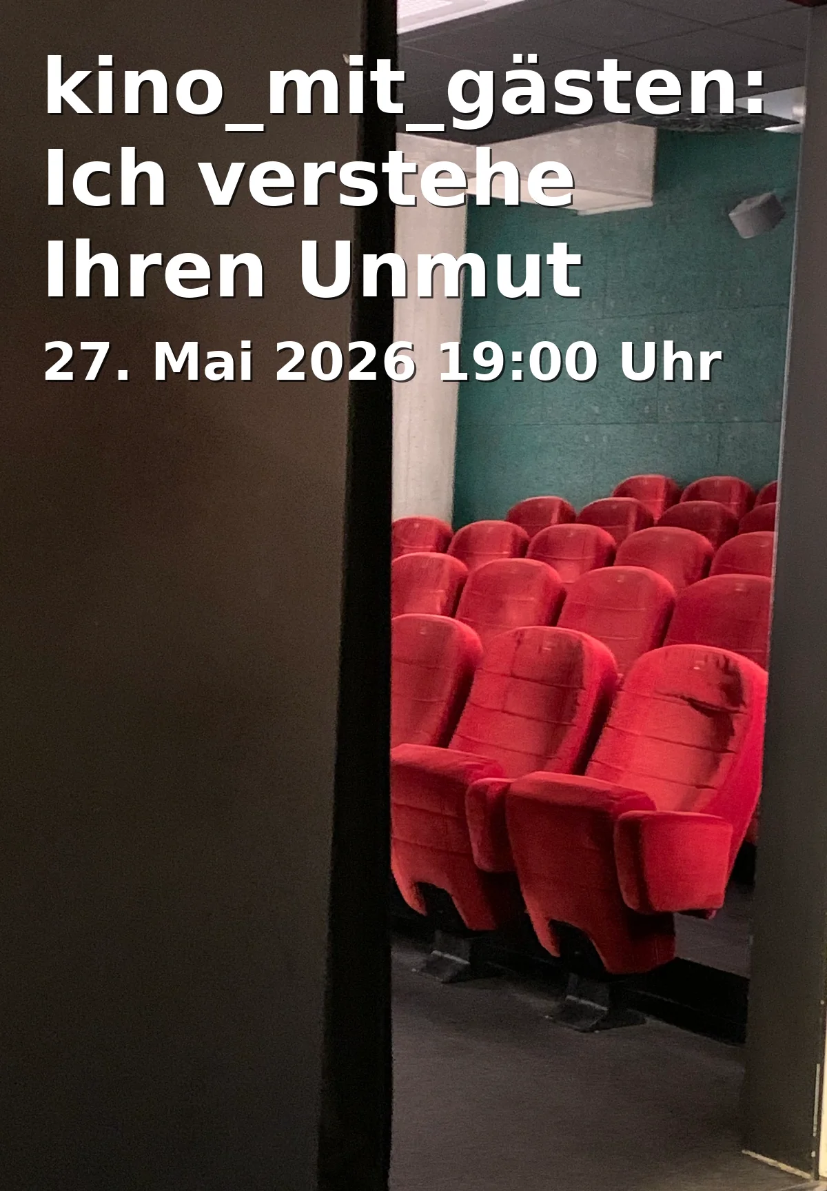 Event: cinema_with_guests: I Understand Your Discontent in Lichtwerk, Ravensberger Park 7, 33607 Bielefeld on 27. May 2026