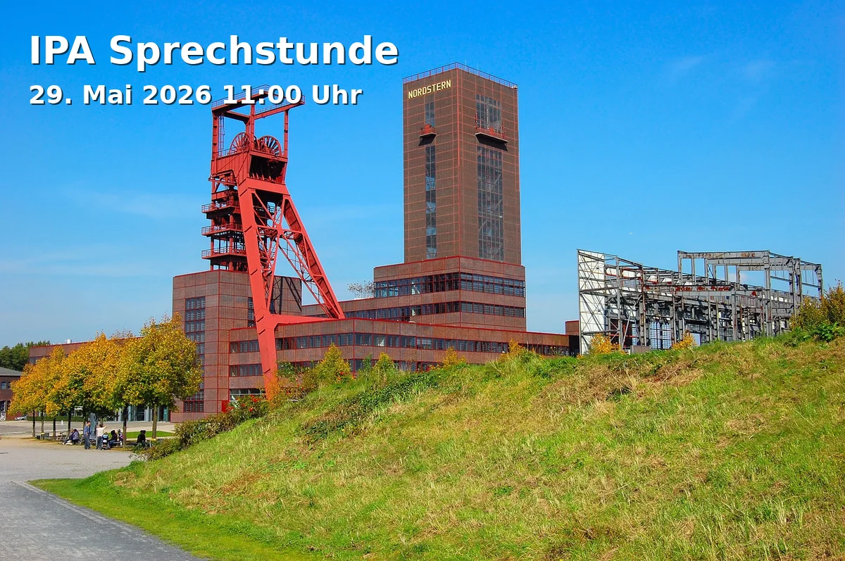 Event: IPA Consultation Hour in IPA-Gebäude, Ückendorfer Straße 138, Gelsenkirchen on 29. May 2026