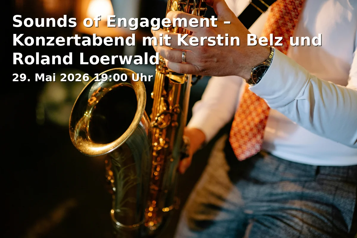 Event: Sounds of Engagement – Concert Evening with Kerstin Belz and Roland Loerwald in Haltestulle, Jüngststraße 2, 33602 Bielefeld on 29. May 2026