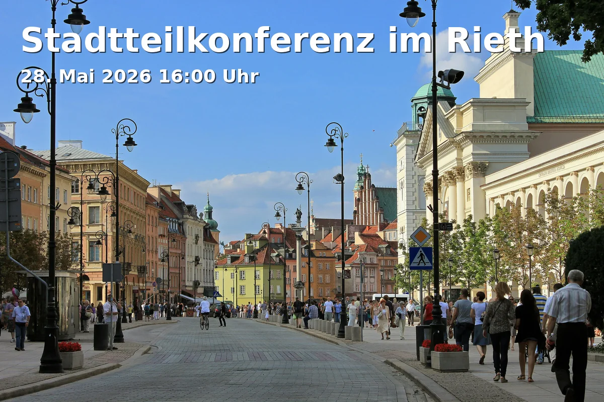 Event: Neighborhood Conference in Rieth