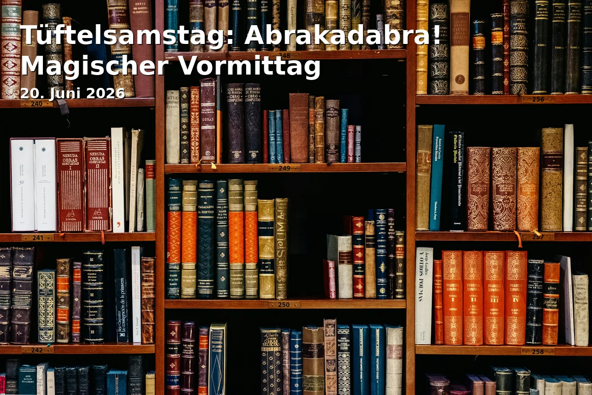 Event: Tüftelsamstag: Abrakadabra! Magischer Vormittag