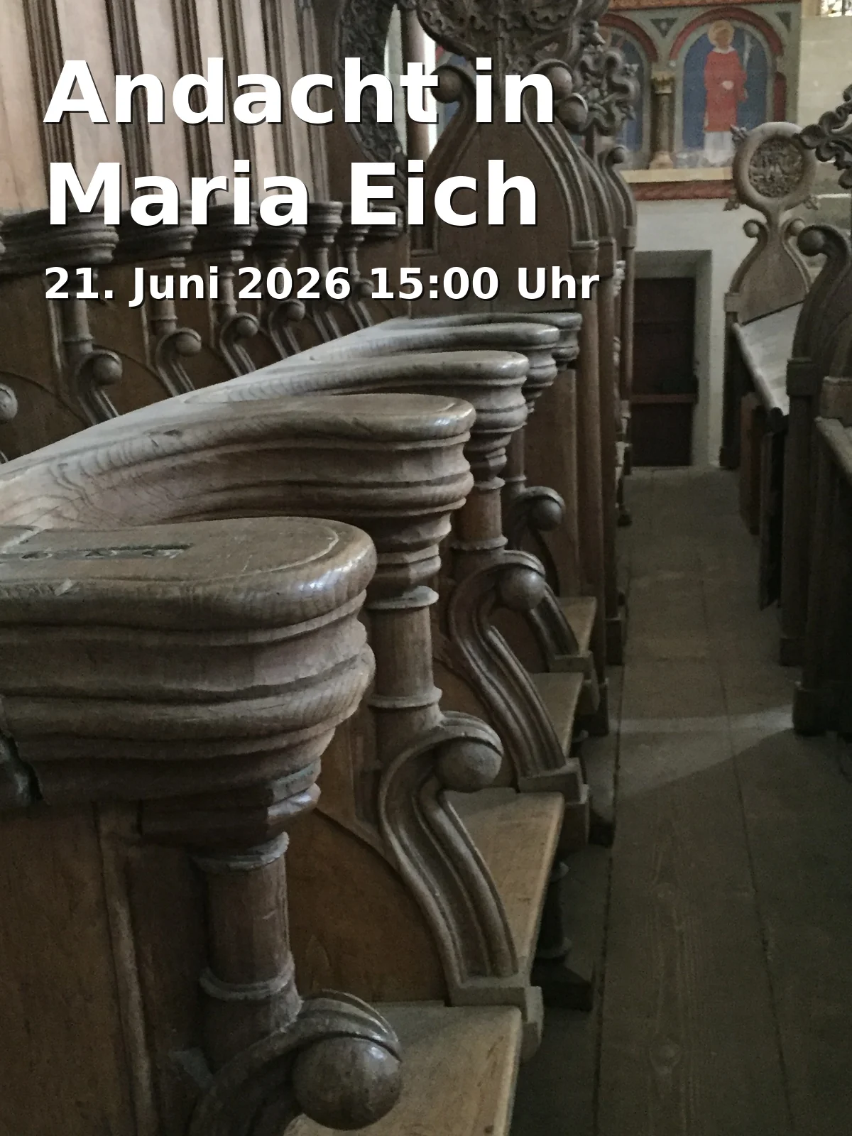 Event: Andacht in Maria Eich