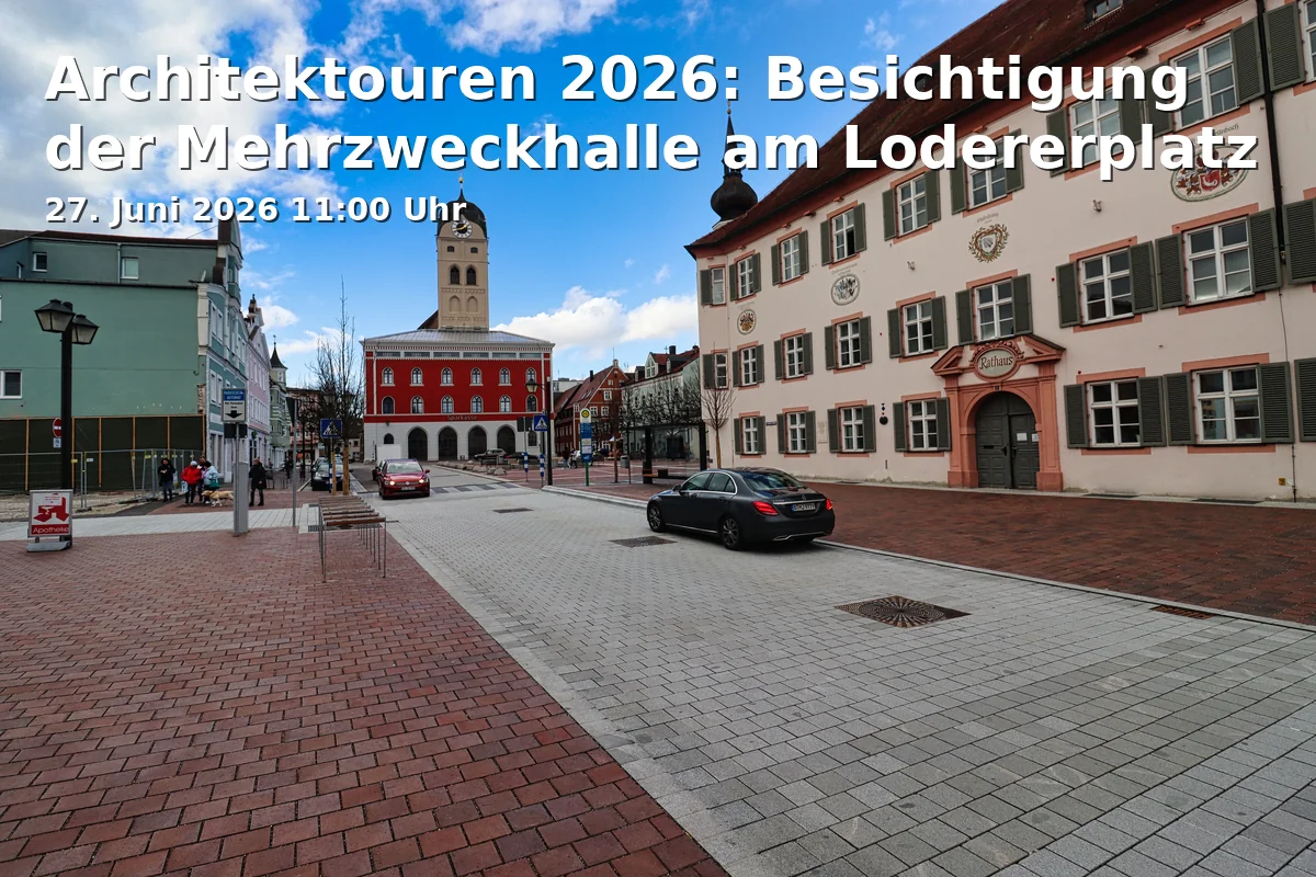 Event: Architektouren 2026: Besichtigung der Mehrzweckhalle am Lodererplatz