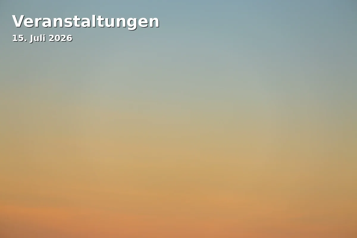 Event: Veranstaltungen in Amberg on 15. Juli 2026