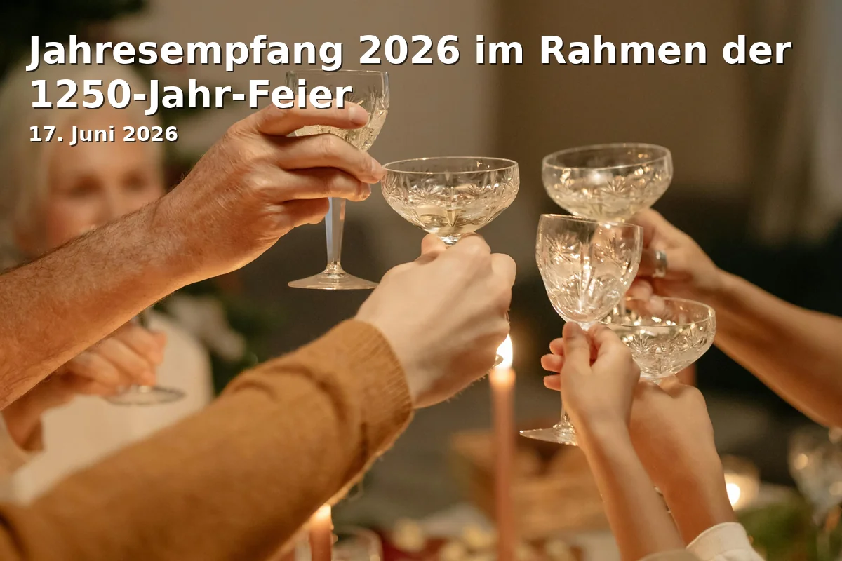 Reception 2026 as part of the 1250th anniversary celebration