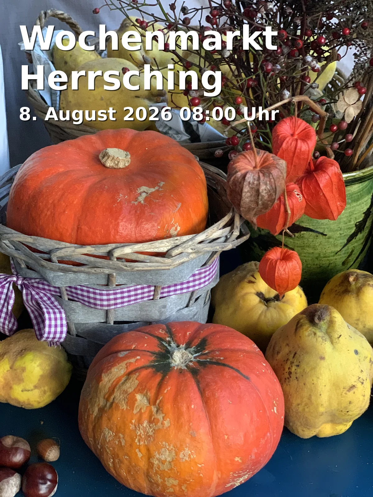 Event: Weekly Market Herrsching in Bahnhofsplatz 4, 82211 Herrsching am Ammersee, Deutschland on 8. August 2026