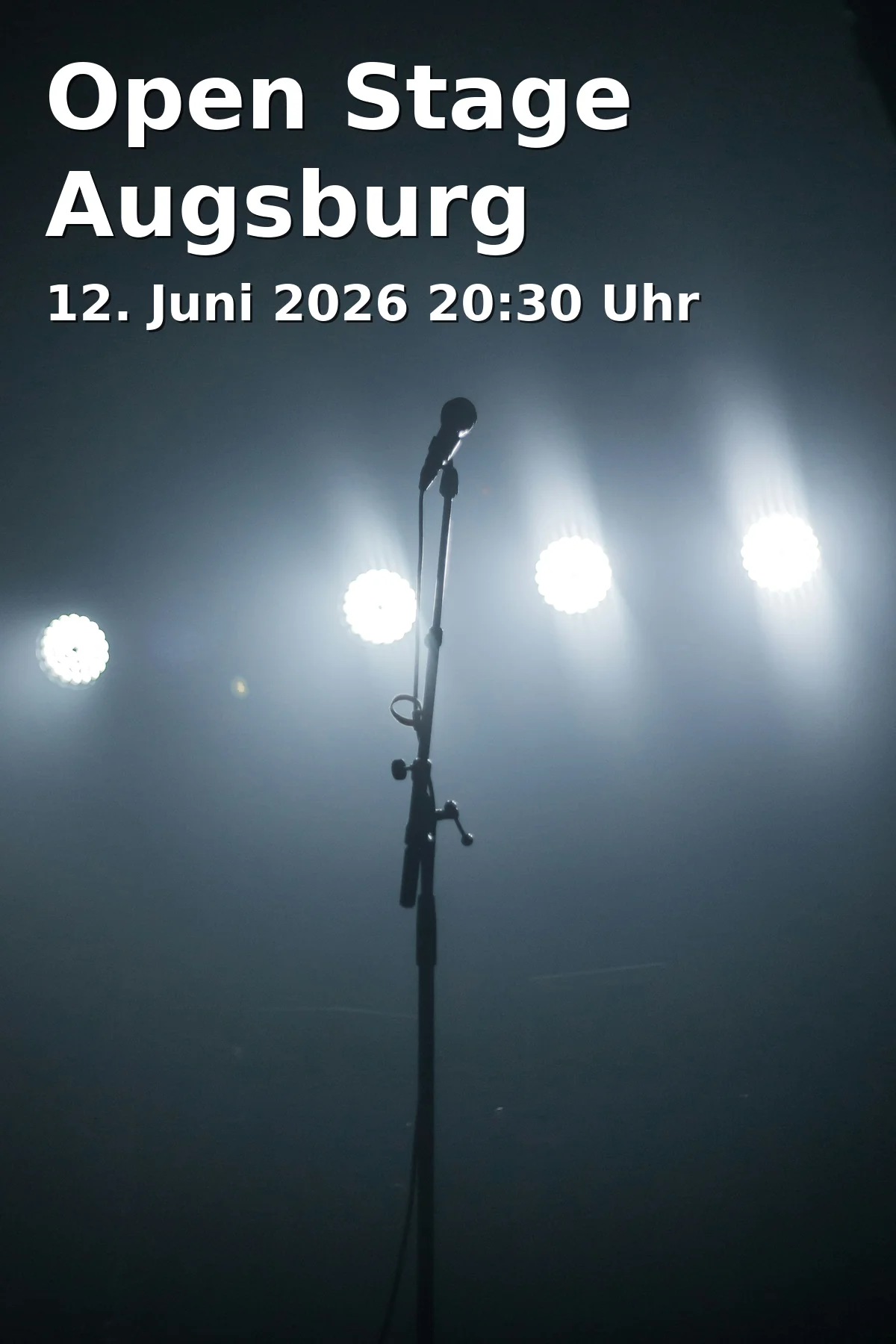 Event: Open Stage Augsburg in Kulturhaus Kresslesmühle, Barfüßerstraße 4, 86150 Augsburg on 12. June 2026