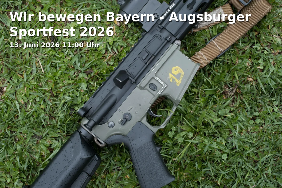 Event: We Move Bavaria - Augsburg Sports Festival 2026 in Wittelsbacher Park und Erhard-Wunderlich-Sporthalle, Augsburg on 13. June 2026