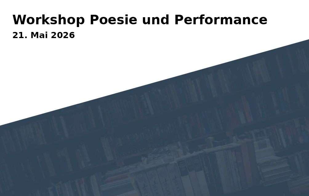 Event: Workshop Poesie und Performance