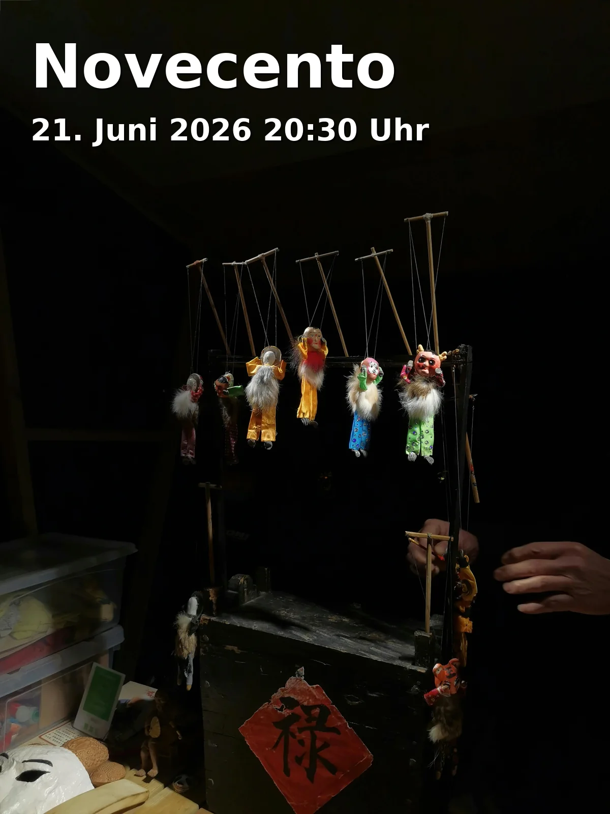 Event: Novecento in Sensemble Theater, Bergmühlstraße 34 / Eingang Walterstraße, 86153 Augsburg on 21. June 2026