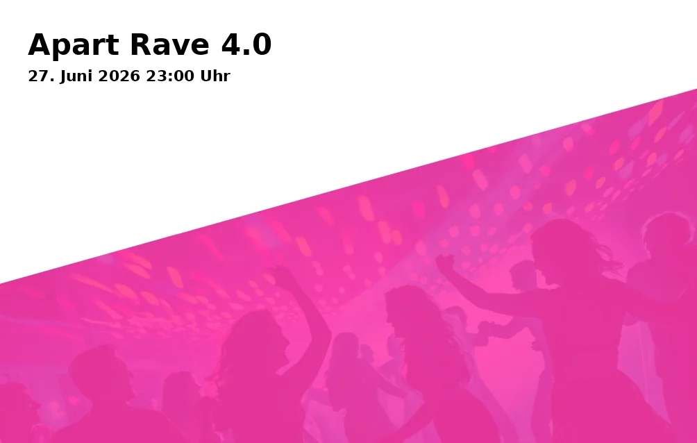 Event: Apart Rave 4.0 in Soho Stage, Ludwigstraße 34, 86152 Augsburg on 27. June 2026