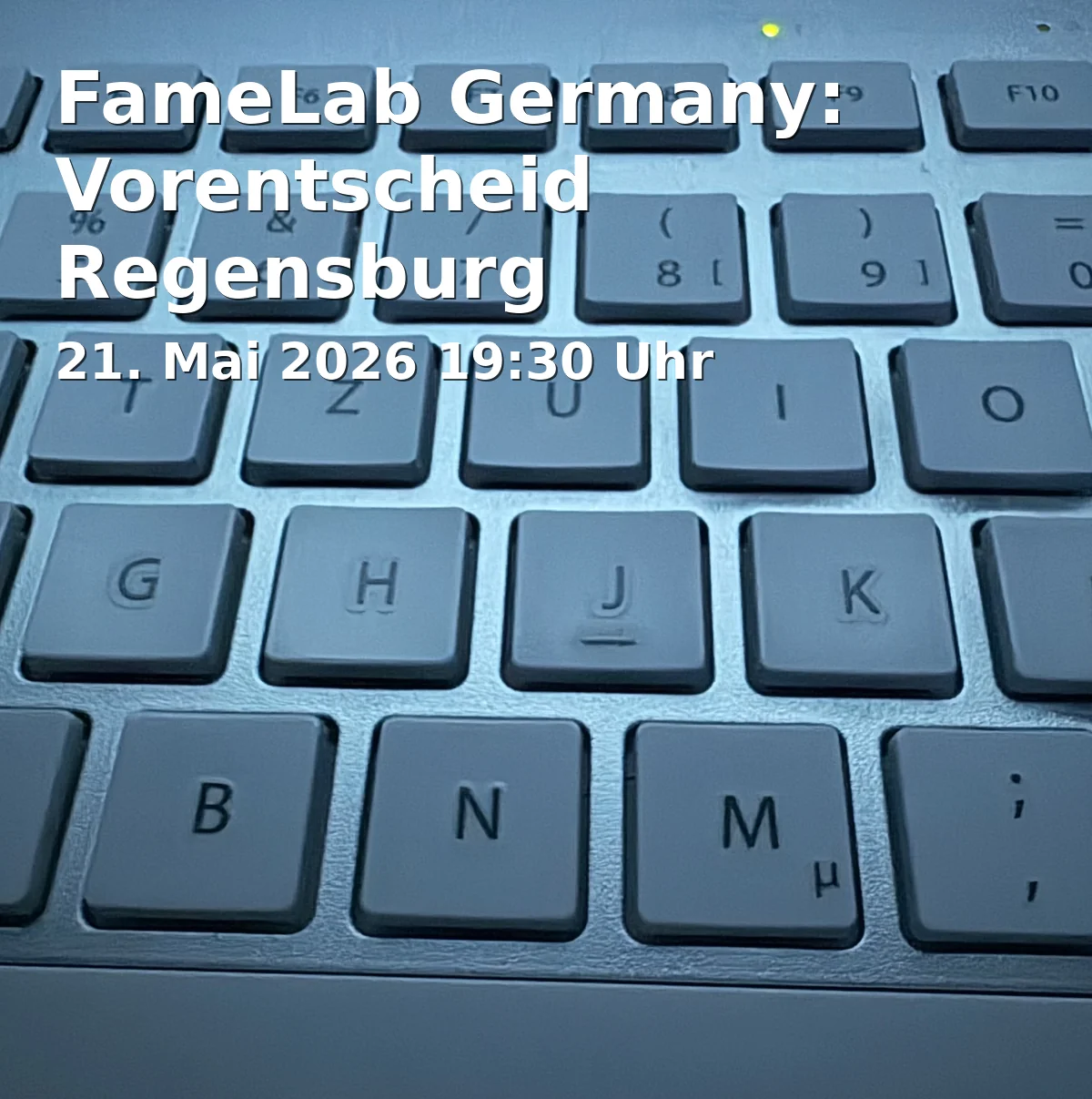 Event: FameLab Germany: Preliminary Round Regensburg in Kulturzentrum Alte Mälzerei, Galgenbergstraße 20, 93053 Regensburg on 21. May 2026