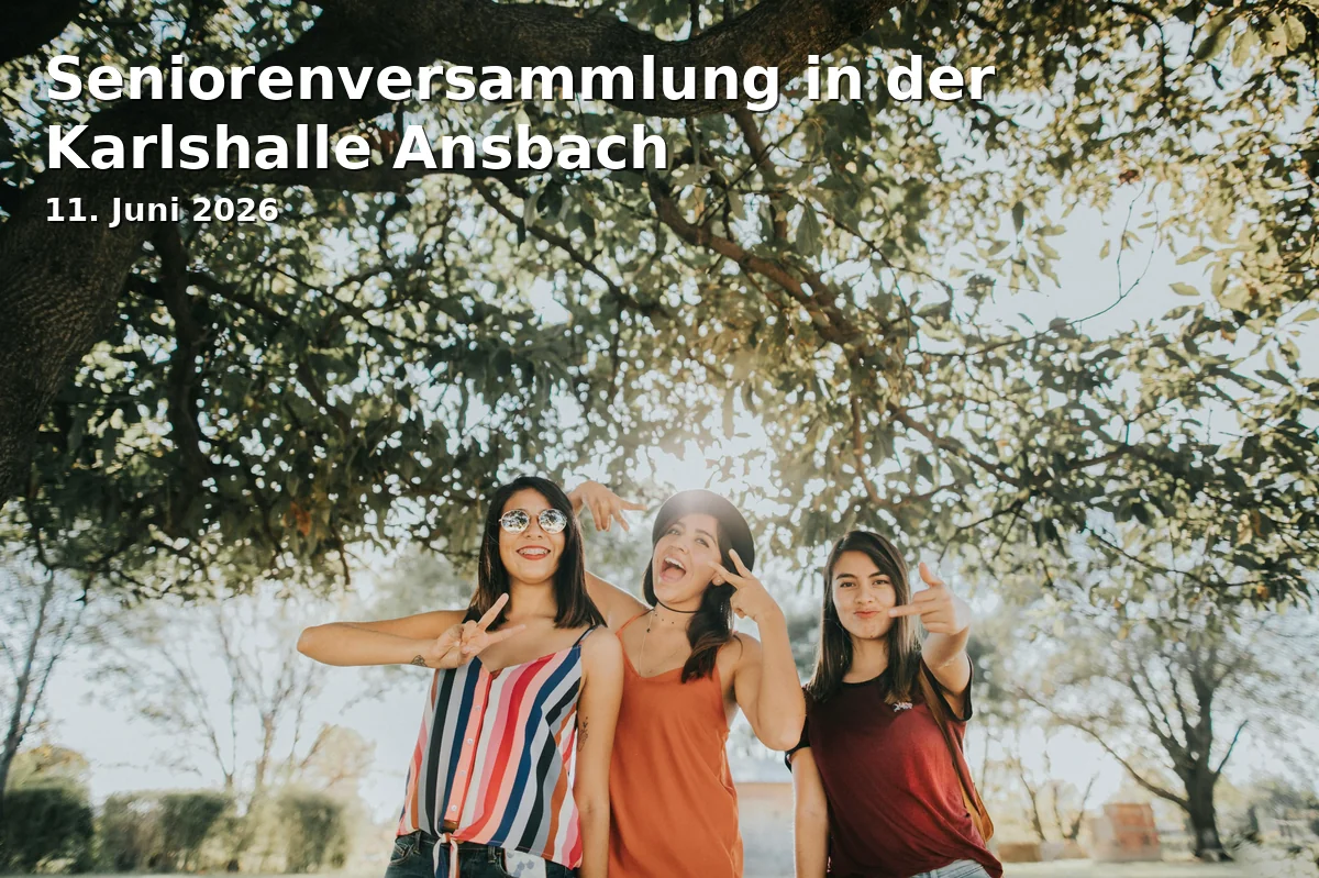 Seniorenversammlung in der Karlshalle Ansbach