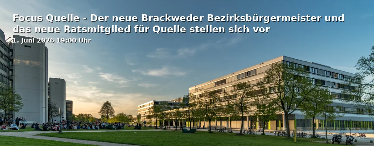 Focus Quelle - Der neue Brackweder Bezirksbürgermeister und das neue Ratsmitglied für Quelle stellen sich vor