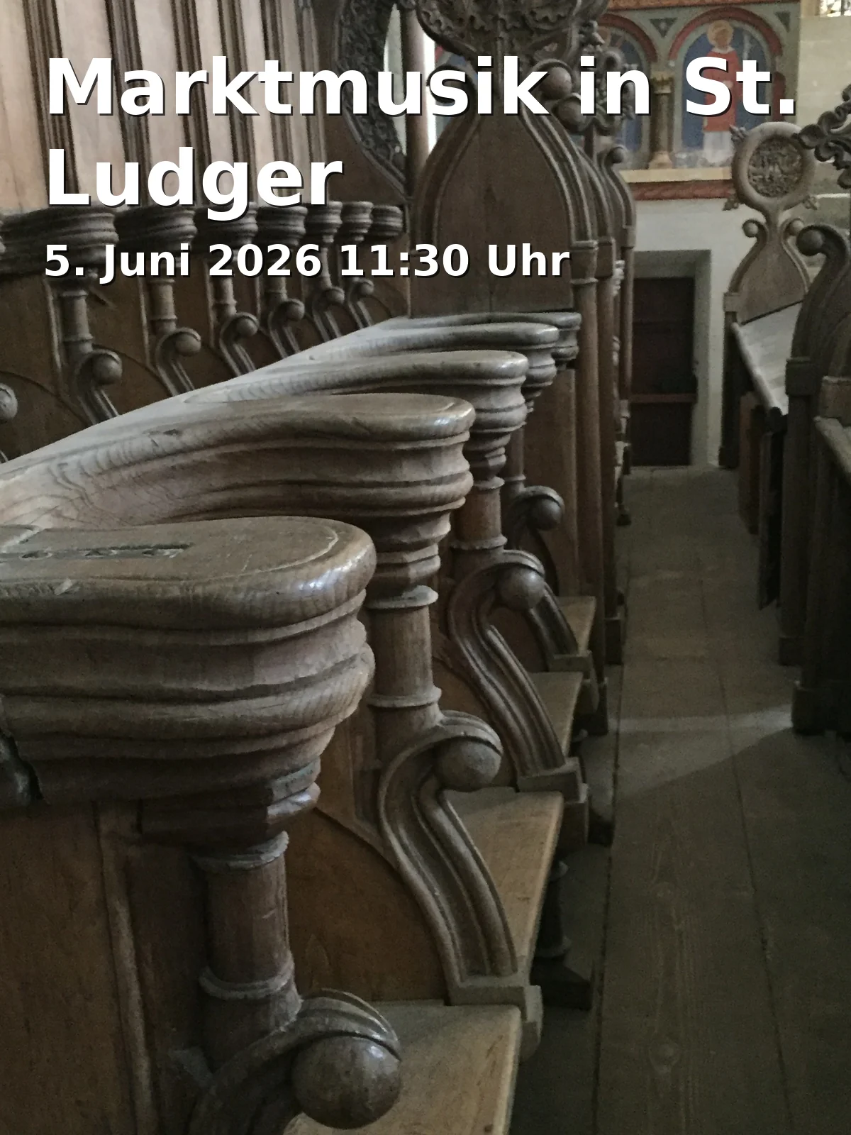 Event: Marktmusik in St. Ludger in St. Ludger Kirche, Ludgeriplatz 33 on 5. Juni 2026
