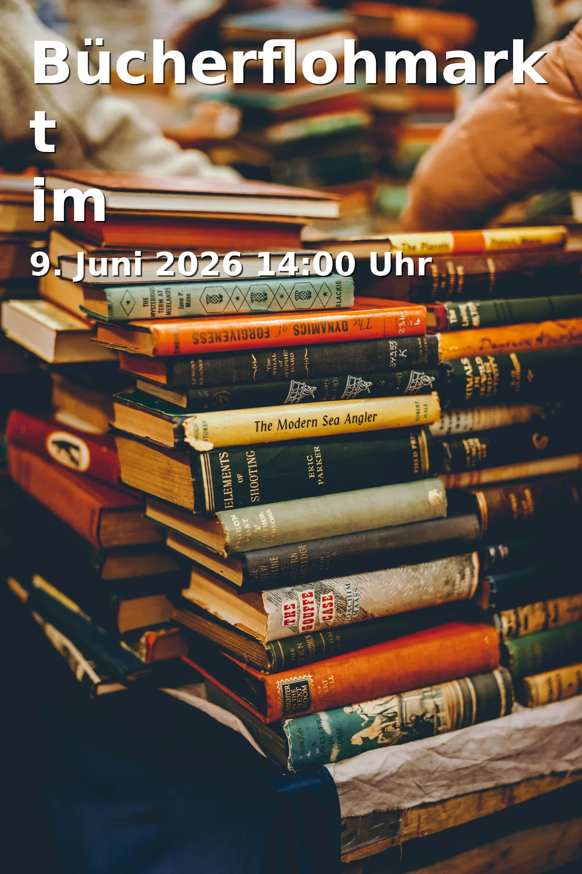 Event: Book Market at the Education Forum Potsdam in Am Kanal 47, 14467 Potsdam on 9. June 2026
