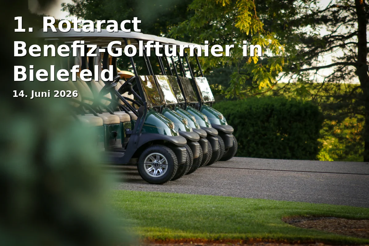 1. Rotaract Benefiz-Golfturnier in Bielefeld