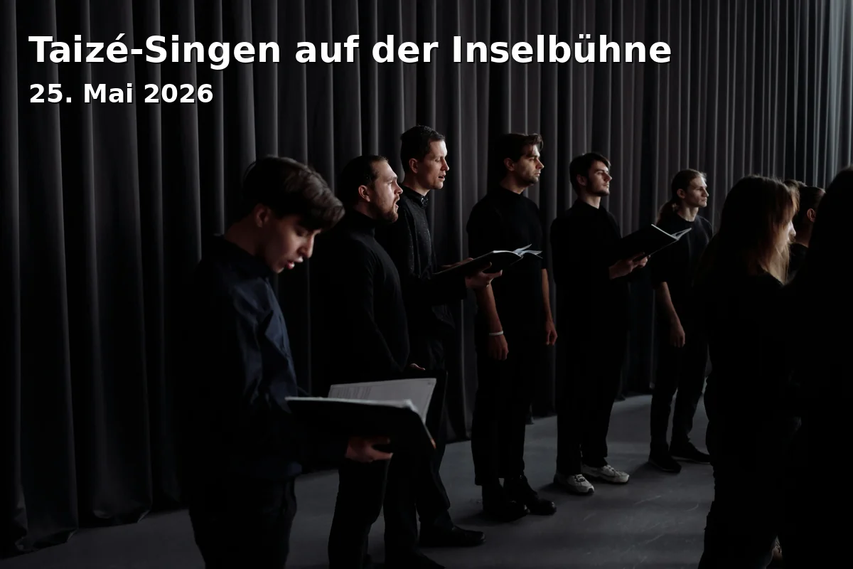 Taizé-Singen auf der Inselbühne