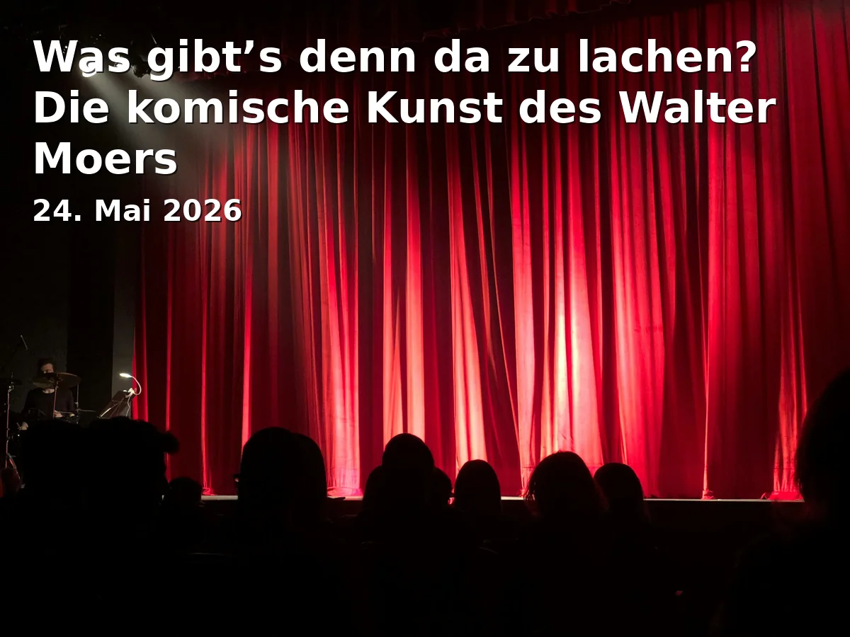 Event: What's so funny about that? The Comic Art of Walter Moers in Stadtmuseum Erlangen on NaN. Invalid Date NaN