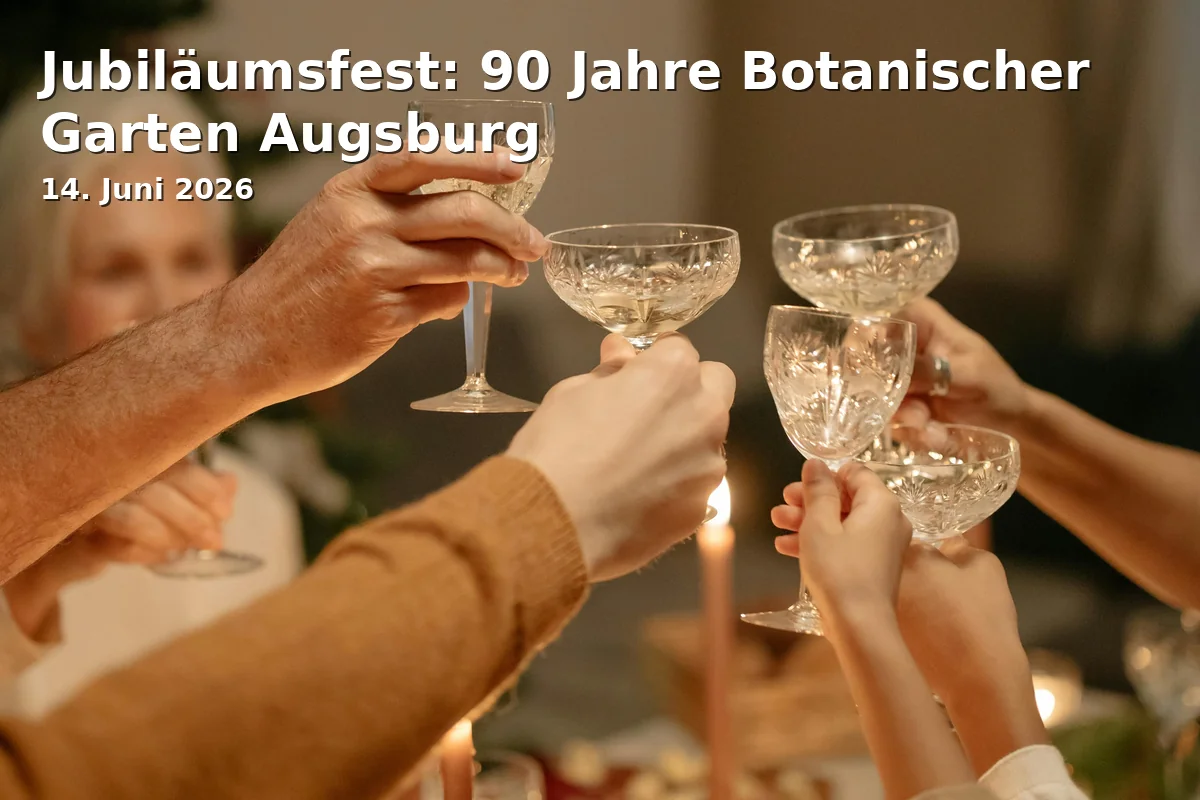 Event: Anniversary Celebration: 90 Years of Augsburg Botanical Garden in Botanischer Garten Augsburg, Dr.-Ziegenspeck-Weg 10, 86161 Augsburg on 14. June 2026