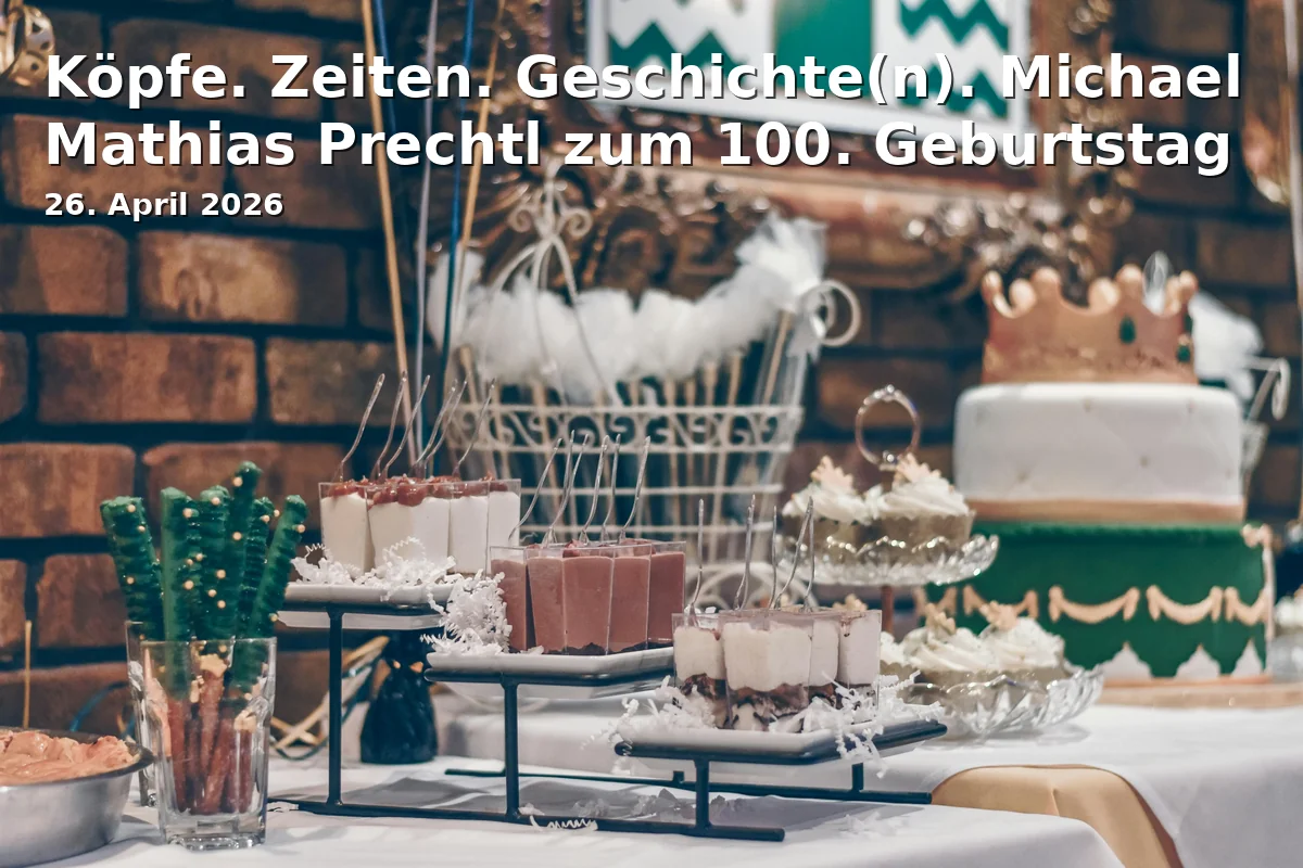 Event: Köpfe. Zeiten. Geschichte(n). Michael Mathias Prechtl zum 100. Geburtstag in Stadtmuseum Amberg, Zeughausstraße 18, 92224 Amberg on 26. April 2026