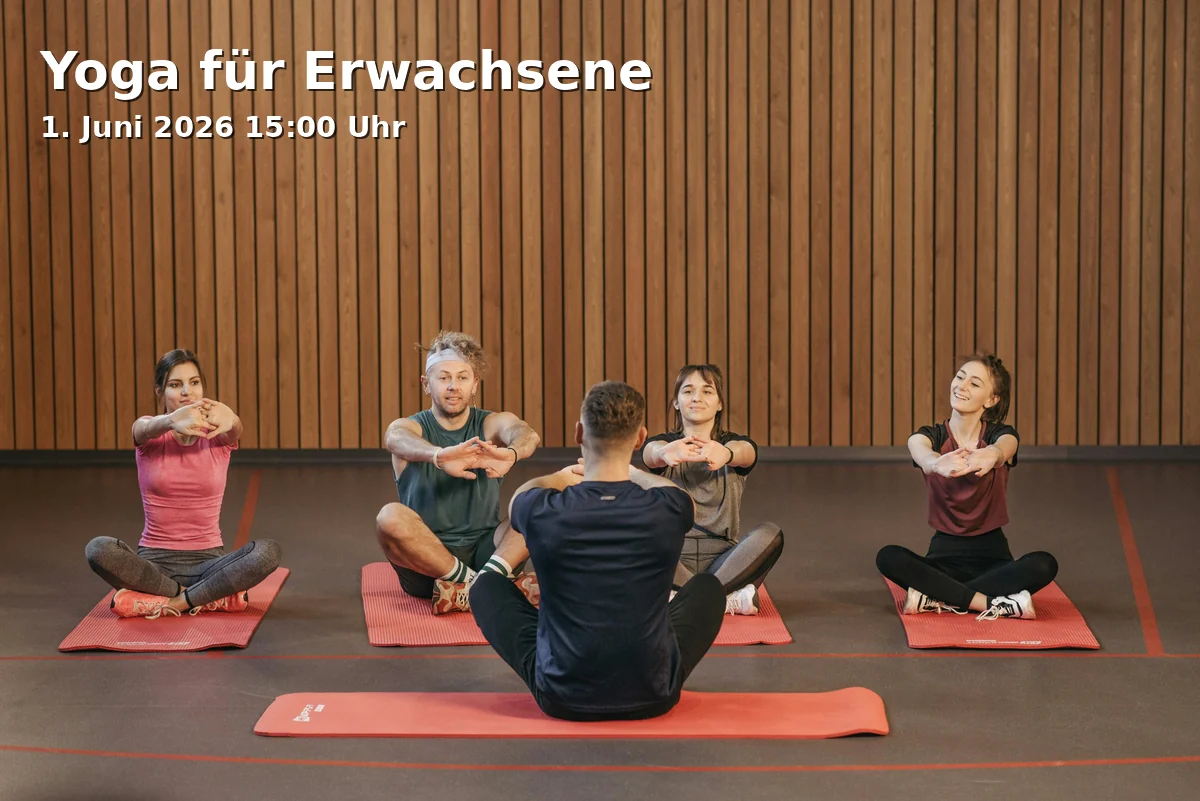 Event: Yoga for Adults in Städtische Tageseinrichtung für Kinder und Familienzentrum Hohenfriedbergerstraße, Hohenfriedbergerstraße 60, 45886 Gelsenkirchen on 1. June 2026