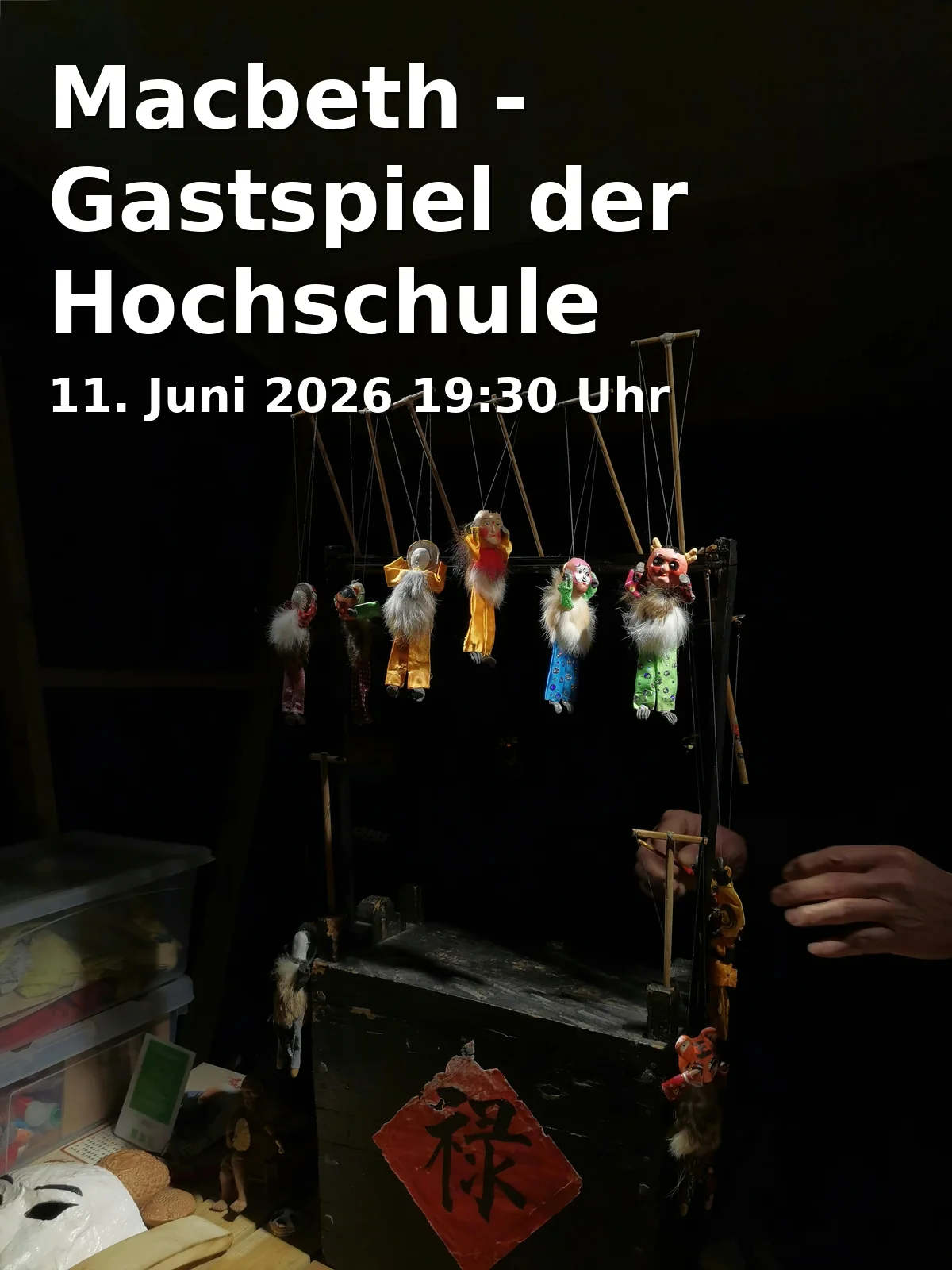 Event: Macbeth - Guest performance of Hochschule Ansbach in Theater Hinterm Eisernen, Promenade 29, 91522 Ansbach on 11. June 2026