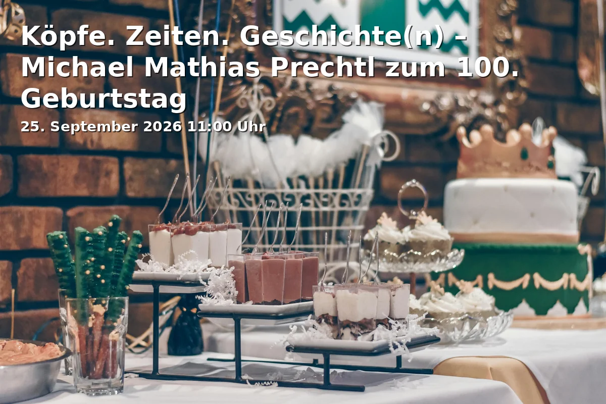Event: Heads. Times. History(ies) – Michael Mathias Prechtl on His 100th Birthday