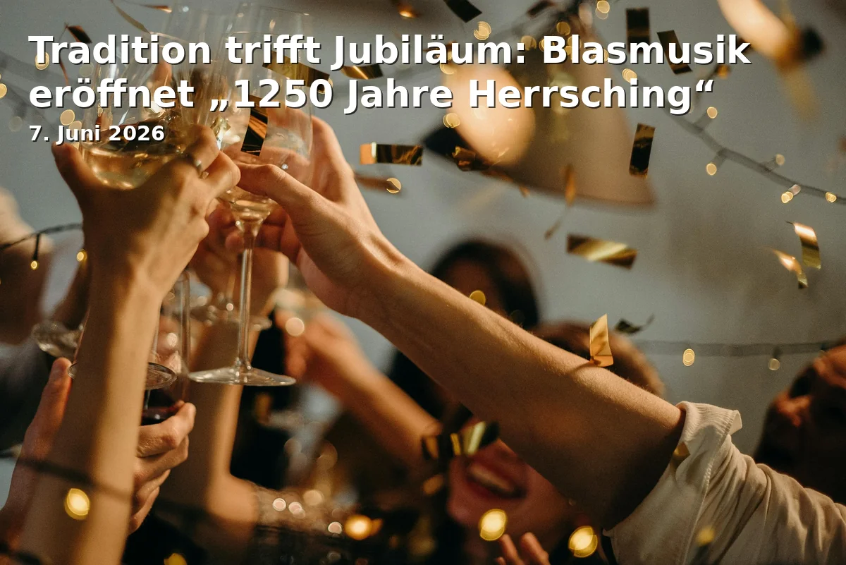 Tradition trifft Jubiläum: Blasmusik eröffnet „1250 Jahre Herrsching“