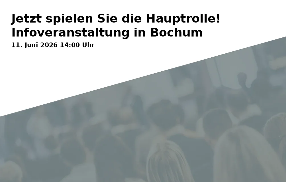 Event: Jetzt spielen Sie die Hauptrolle! Infoveranstaltung in Bochum in Zweigbücherei Gerthe (im Schulzentrum Nord), Heinrichstraße 4, 44805 Bochum on 11. Juni 2026