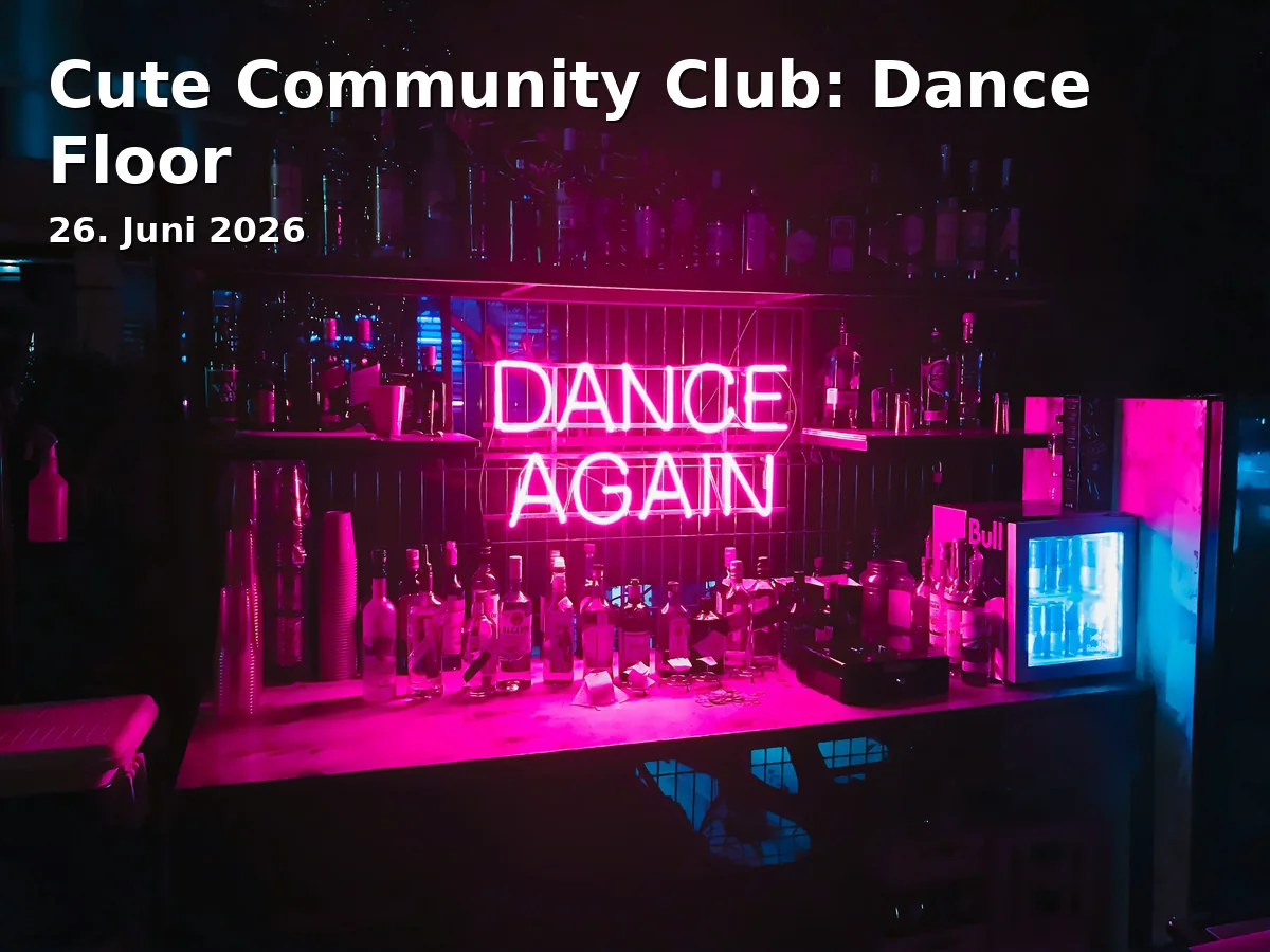 Cute Community Club: Dance Floor