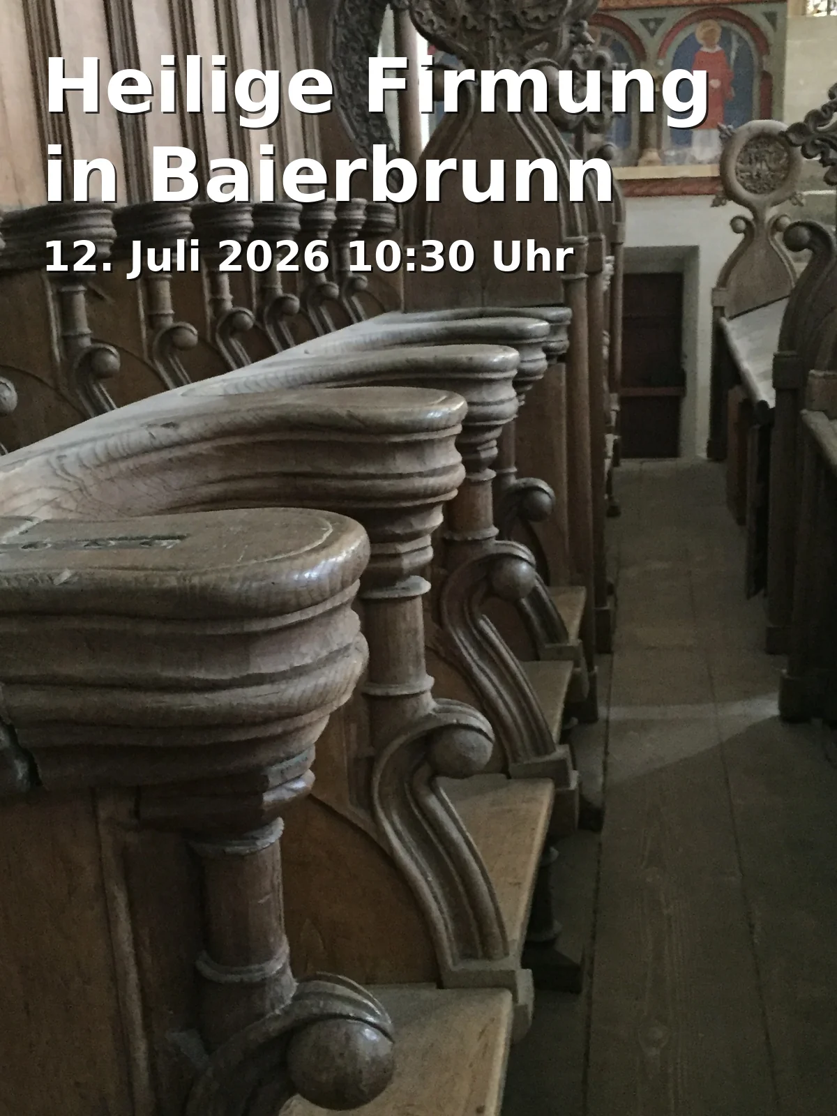 Event: Heilige Firmung in Baierbrunn