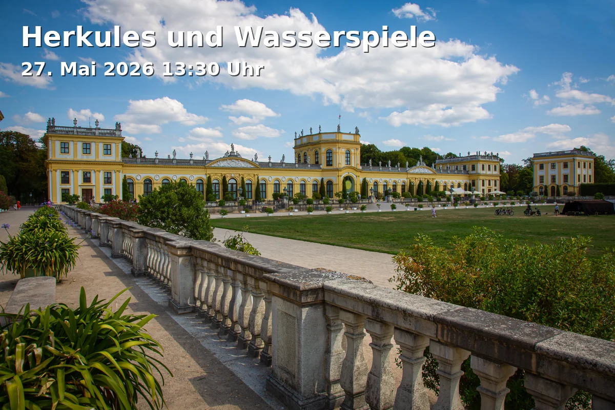 Event: Hercules and Water Games in Besucherzentrum Herkules, Schlosspark 28, 34131 Kassel on 27. May 2026