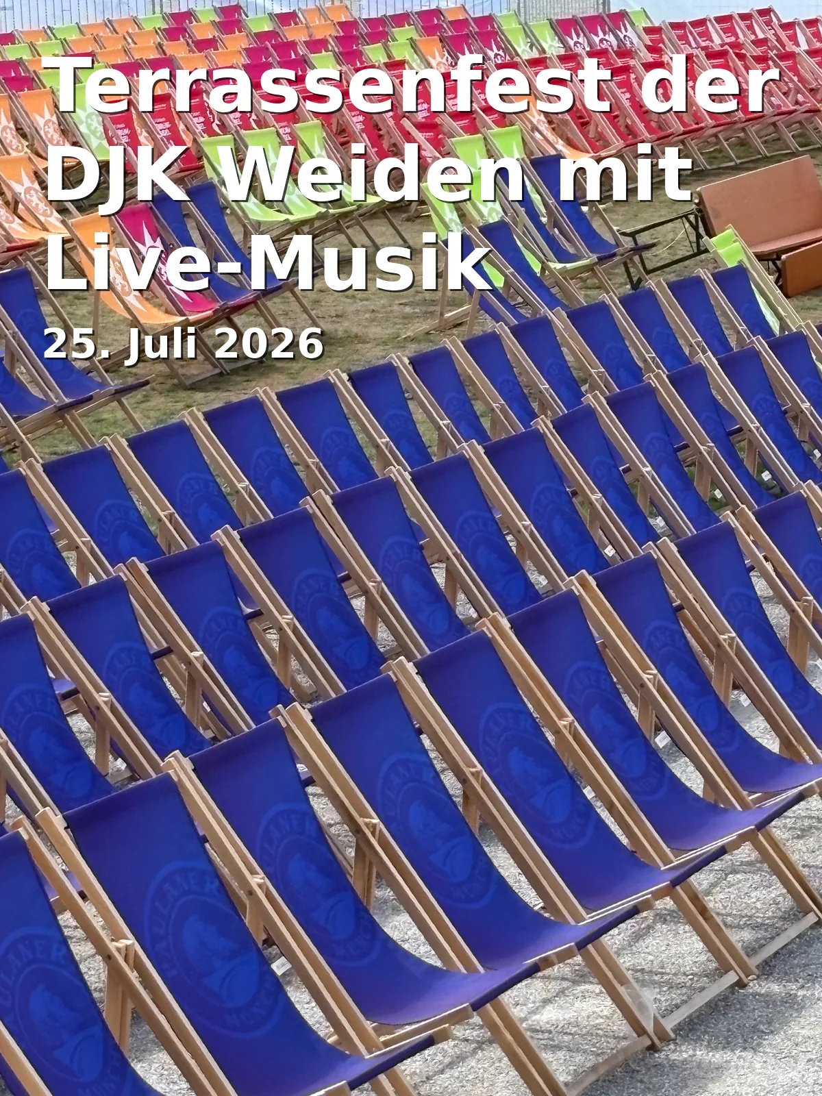 Event: Terrace Festival of DJK Weiden with Live Music in DJK Weiden, Ludwig-Wolker-Weg 19, Weiden on 25. July 2026