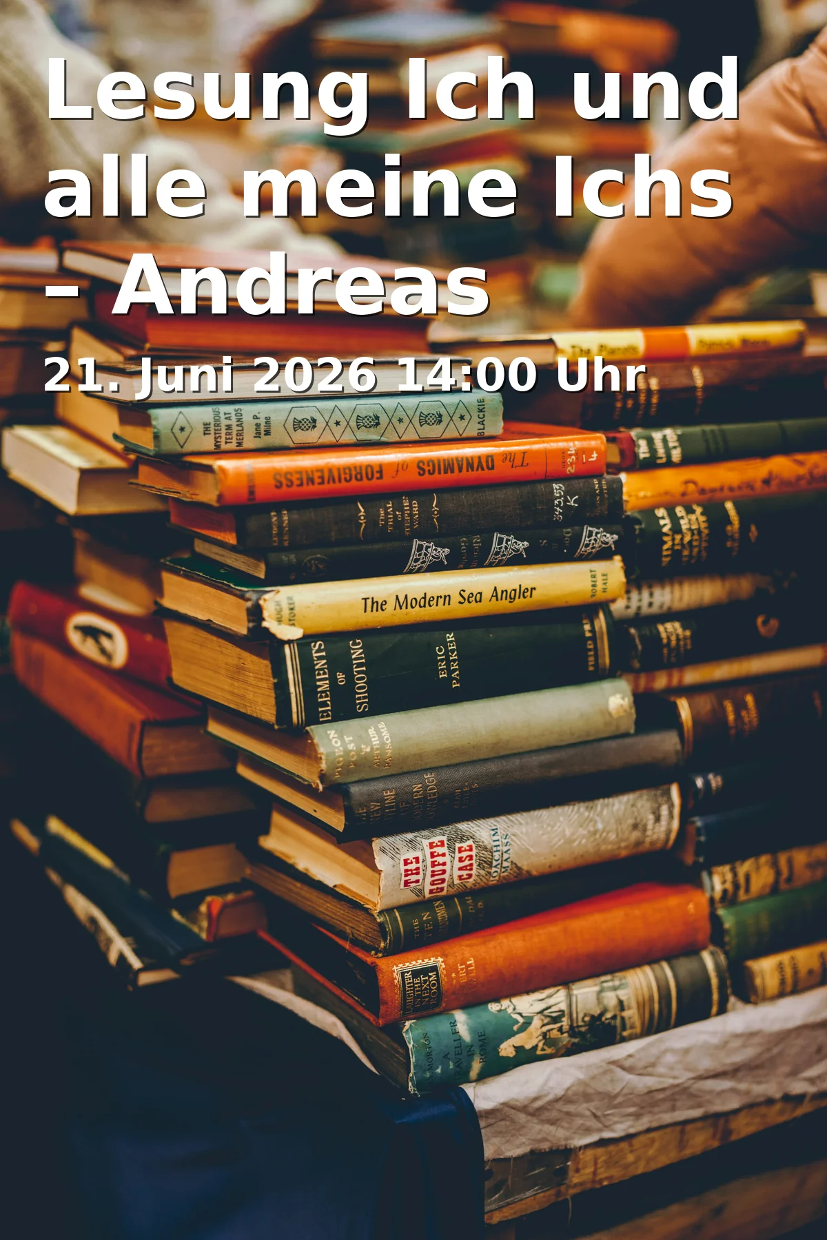 Event: Reading I and all my selves – Andreas Thamm in Fürth in Dr.-Konrad-Adenauer-Anlage, Moststraße 31, 90762 Fürth on 21. June 2026