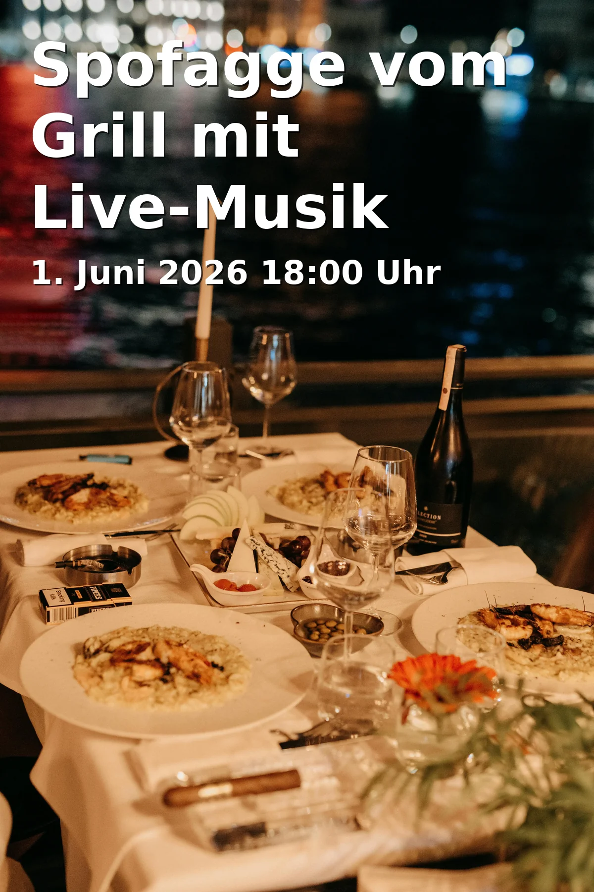 Spofagge vom Grill mit Live-Musik