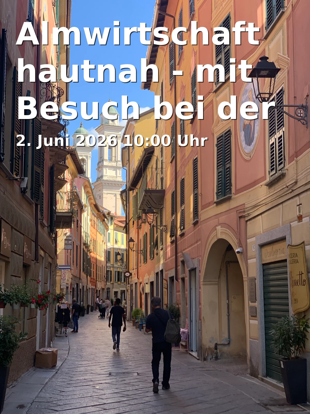 Almwirtschaft hautnah - mit Besuch bei der Sennerin