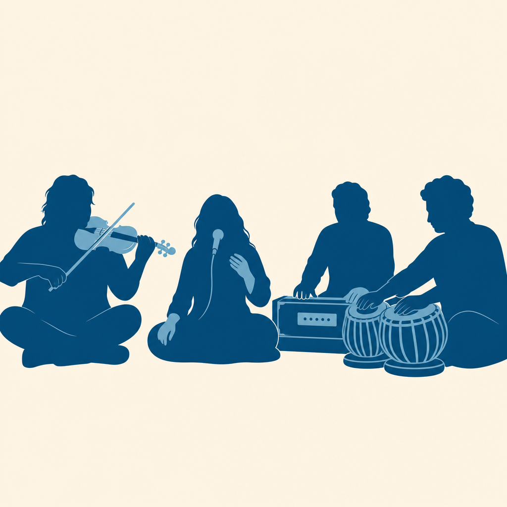 Event: Ananda Project - modern classical Indian music in Bielefeld in Ravensberger Spinnerei / VHS, Ravensberger Park 1, 33607 Bielefeld on 6. June 2026