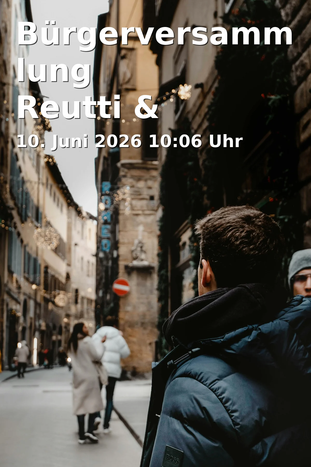 Event: Bürgerversammlung Reutti & Jedelhausen