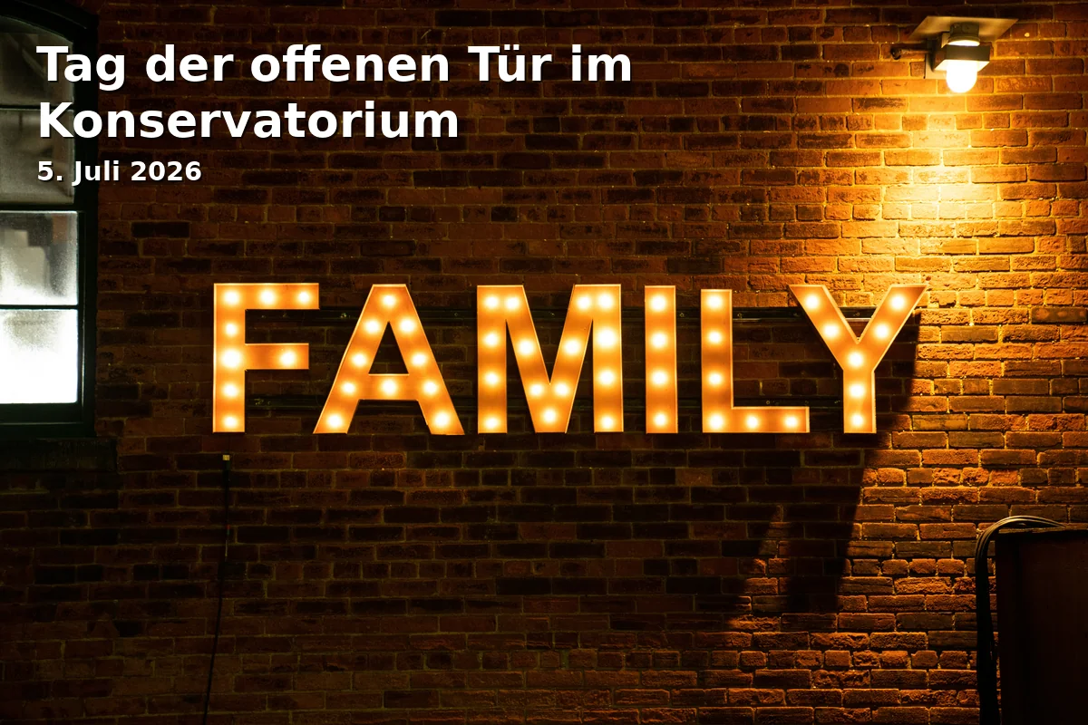 Event: Open House at the Conservatory in Konservatorium Cottbus, Puschkinpromenade 13, 03044 Cottbus on 5. July 2026