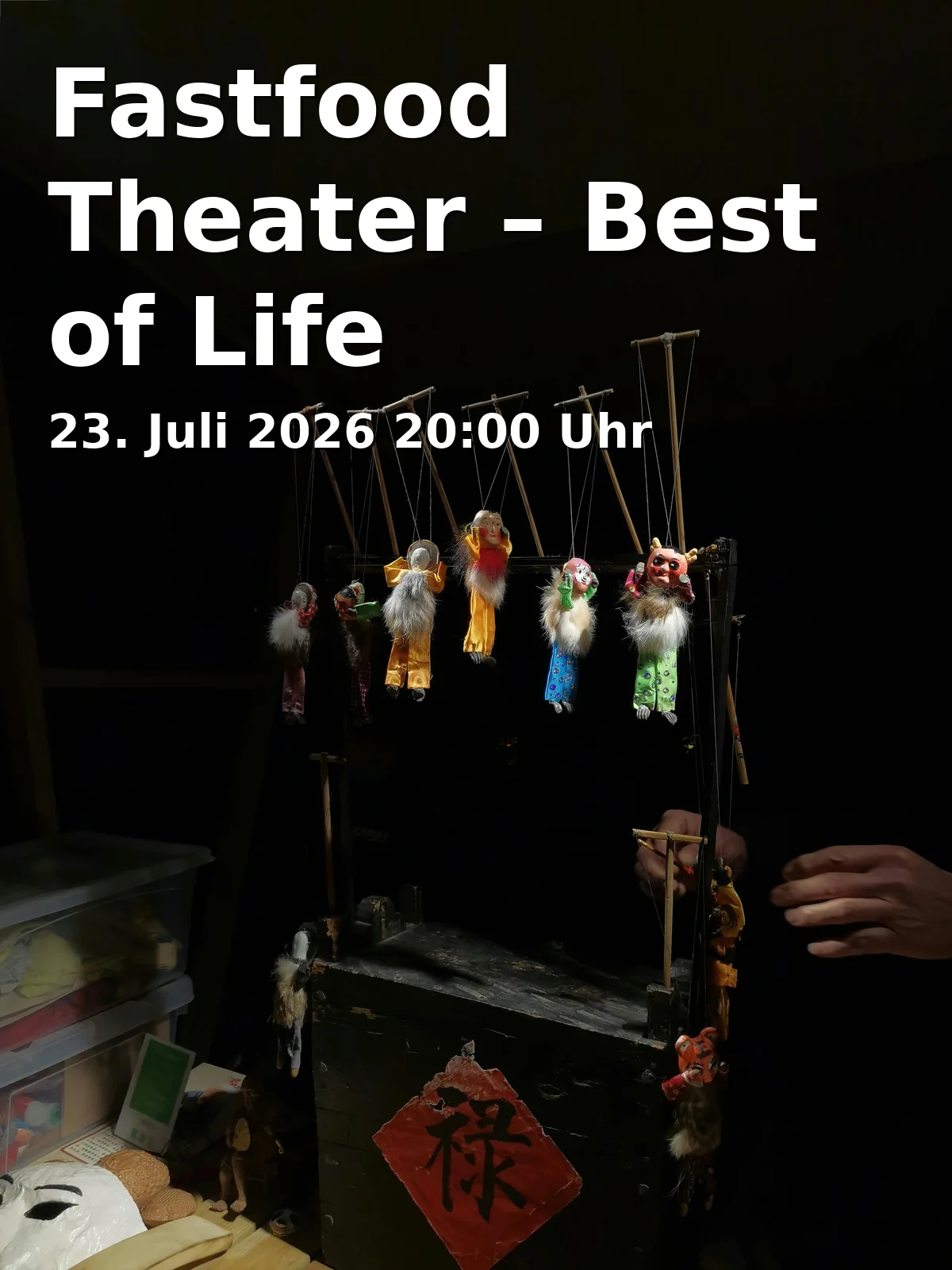 Event: Fastfood Theater – Best of Life in Kresslesmühle, Barfüßerstraße 4, 86150 Augsburg on 23. Juli 2026