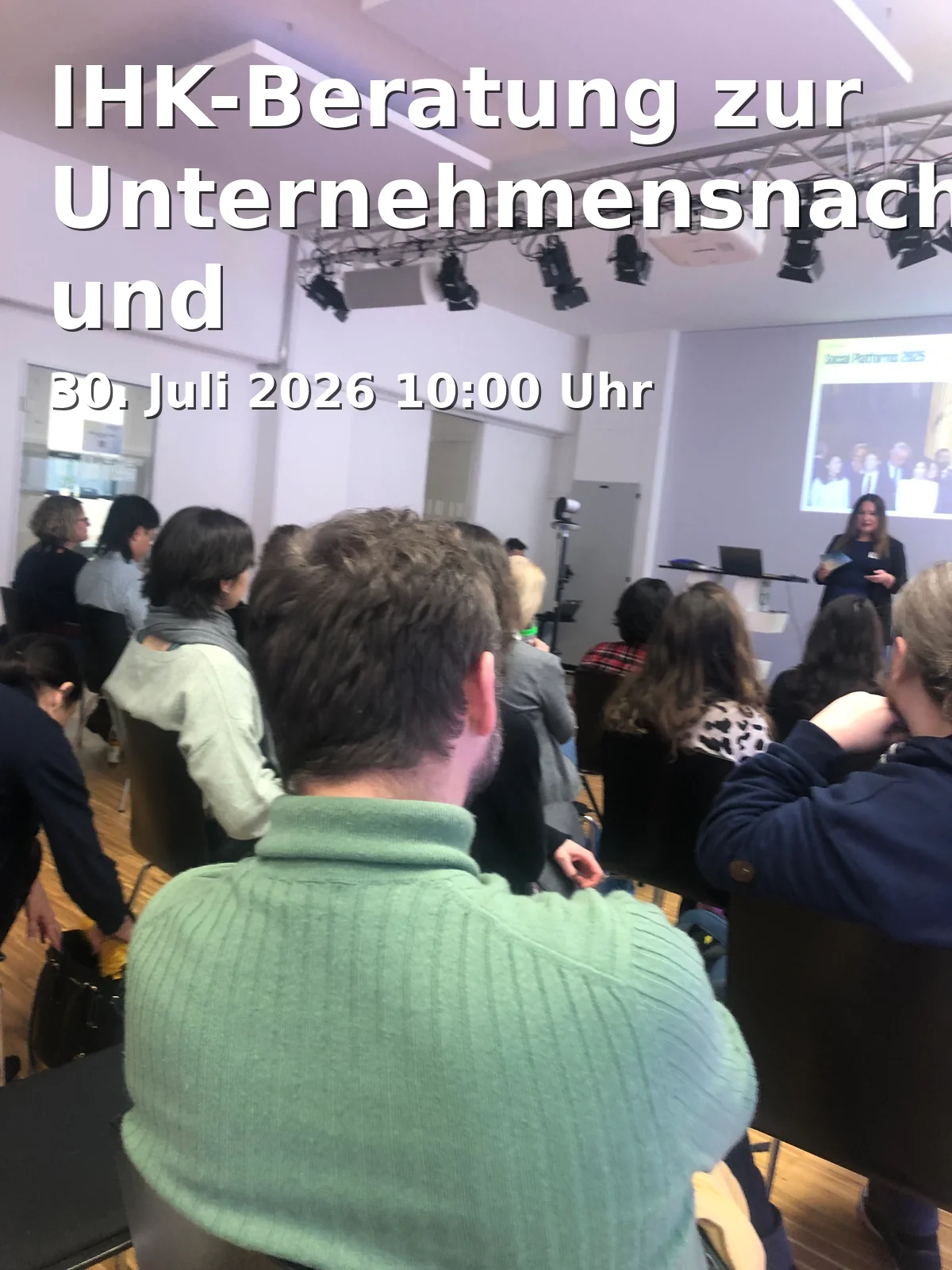 Event: IHK Consultation on Business Succession and Start-ups at the Denkerhaus in Sonnenstraße 1, 86911 Dießen am Ammersee on 30. July 2026