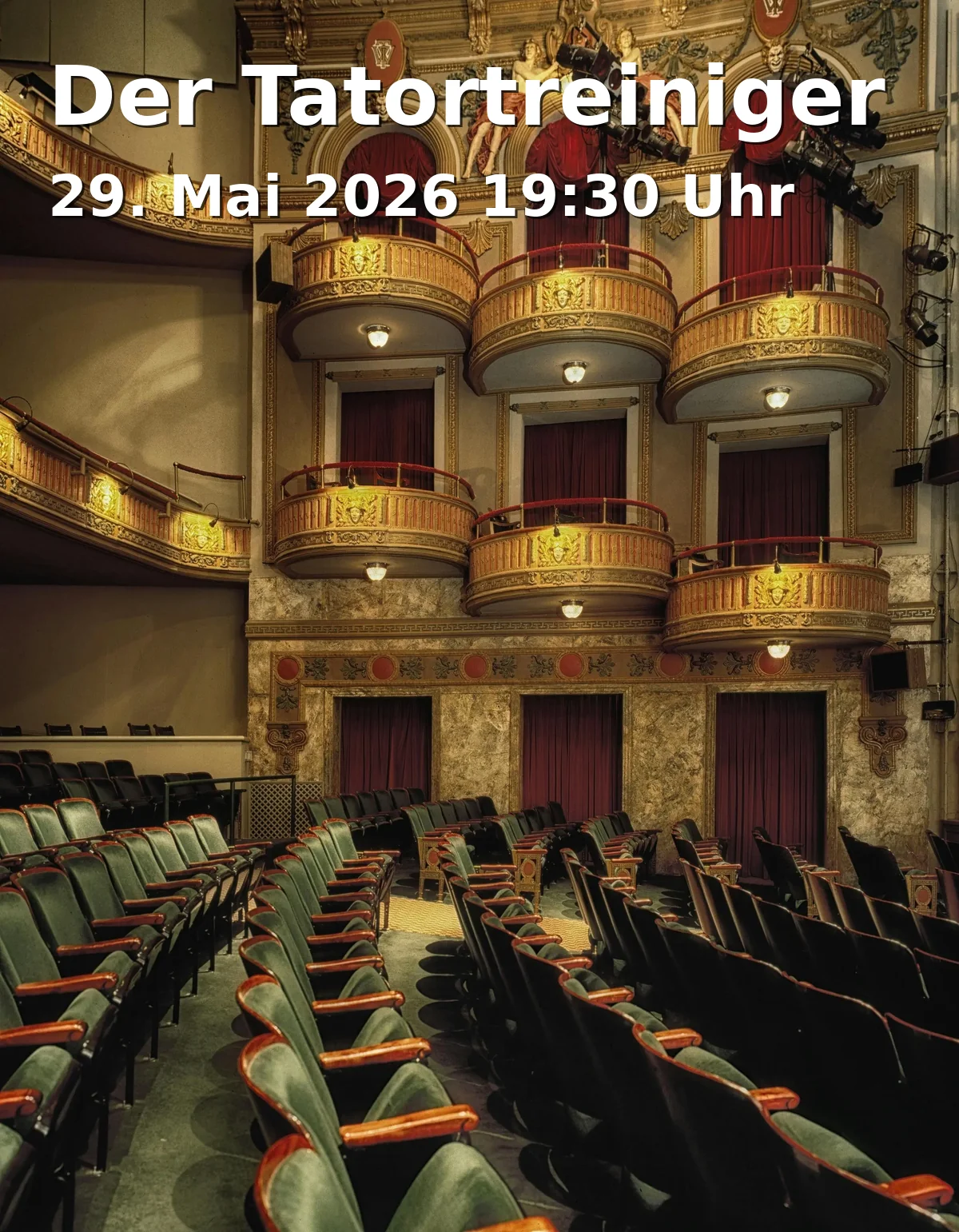 Event: The Crime Scene Cleaner in Turmtheater Regensburg, Watmarkt 5, 93047 Regensburg on 29. May 2026