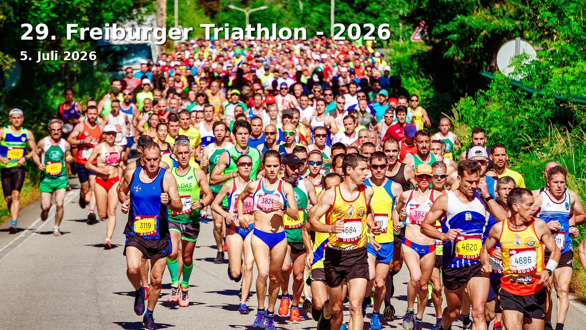 Event: 29th Freiburg Triathlon - 2026 in Seeparkstadion, Ensisheimer Str. 40, 79110 Freiburg on 5. July 2026