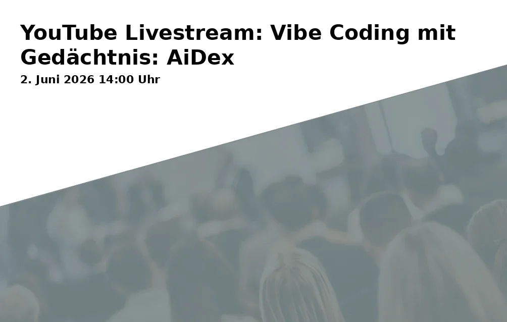 YouTube Livestream: Vibe Coding with Memory: AiDex