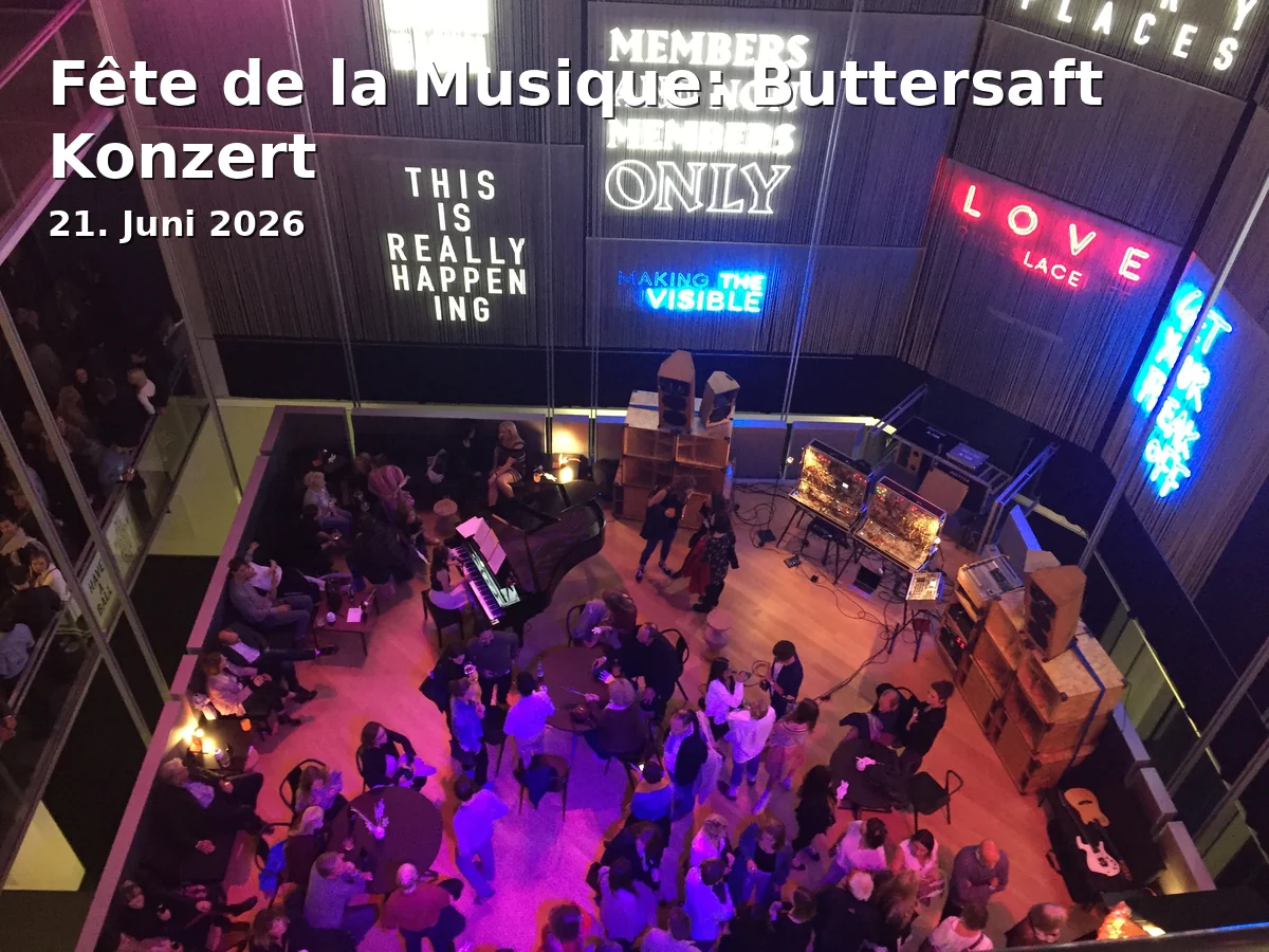 Event: Fête de la Musique: Buttersaft Konzert in Inselbühne auf der Freundschaftsinsel, Potsdam on 21. Juni 2026